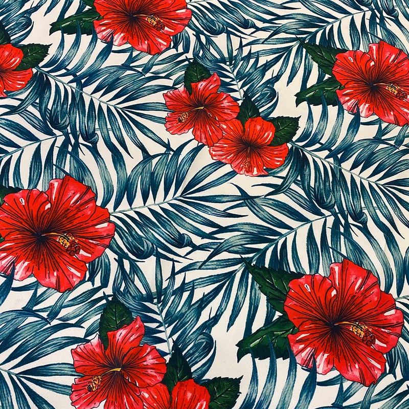 Hibiscus (Poly Print) Wholesale Fabric