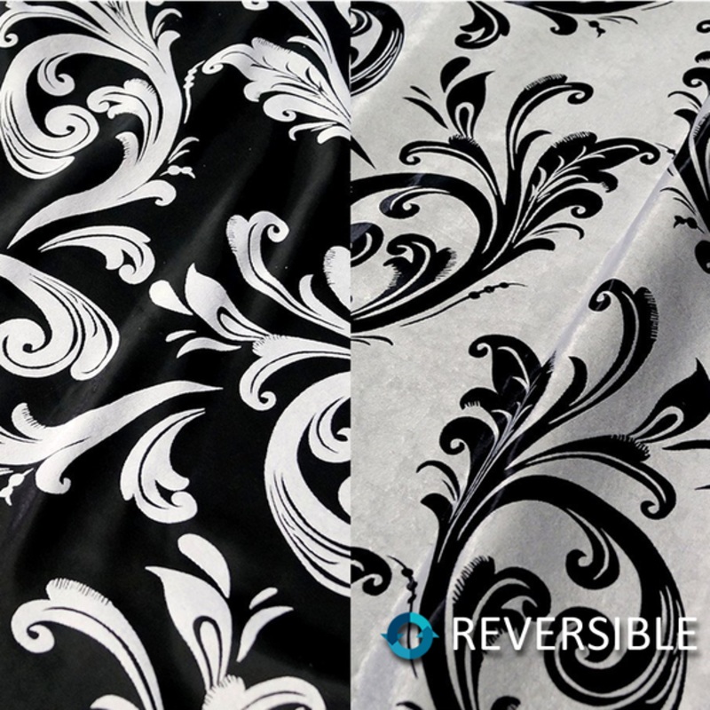 Regal Jacquard (Reversible) Wholesale Fabric in Black