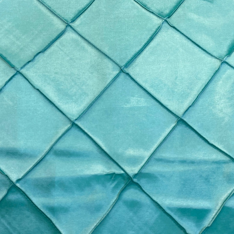 4" Pintuck Taffeta Wholesale Fabric in Teal 033
