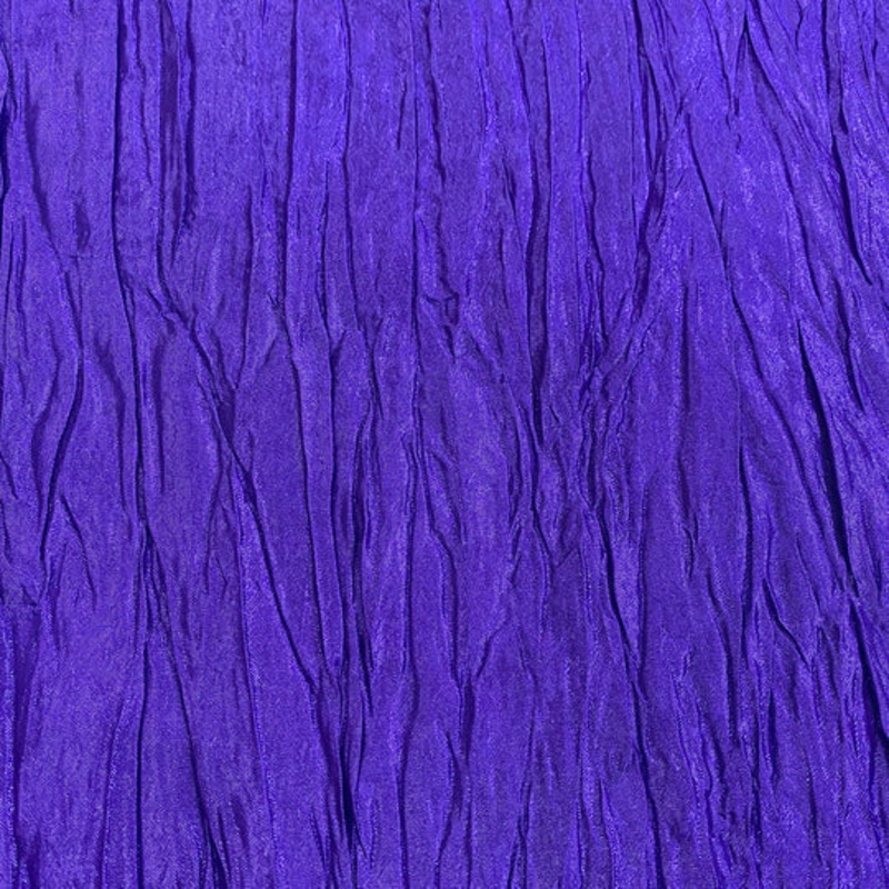 Accordion Taffeta Drapery Panel in Purple
