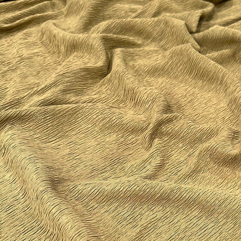 Bella Crepe Drapery Panel in Lt Gold
