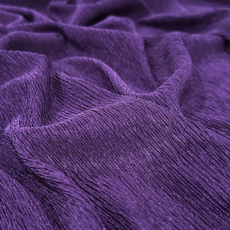 Bella Crepe Drapery Panel in Purple