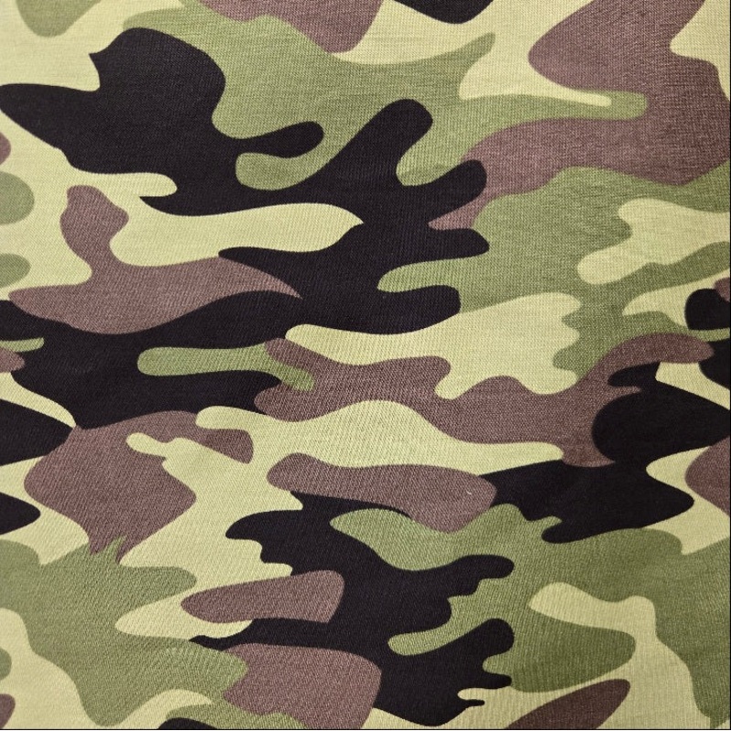 Camoflage Multi-Purpose Cotton Fabric in Jet Camoflage
