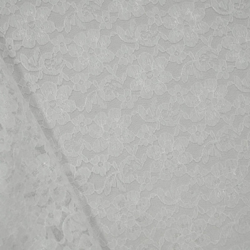 Classic Lace Wholesale Fabric in White