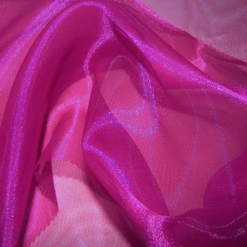 Crystal Organza Wholesale Fabric in Sangria 282