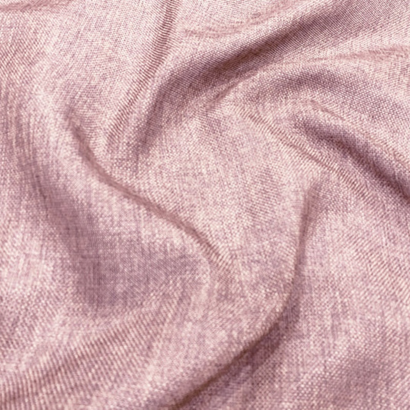 Imitation Burlap Drapery Panel in Blush