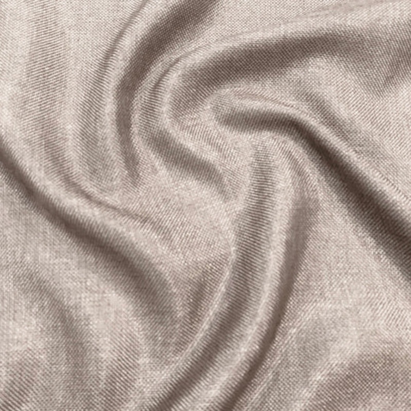 Imitation Burlap Drapery Panel in Wheat