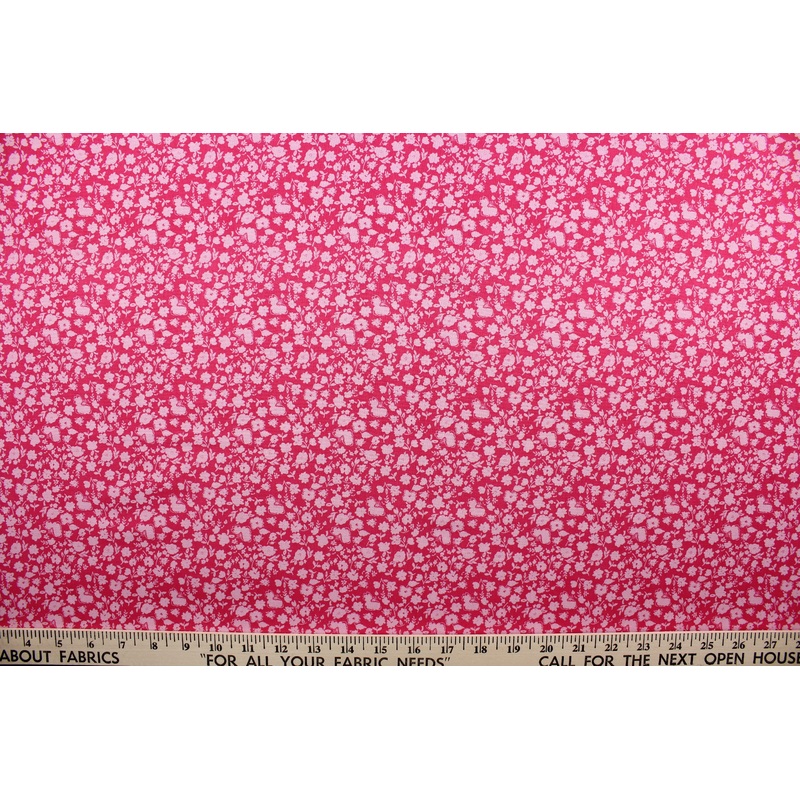 Poppie Cotton Wildflower Pink