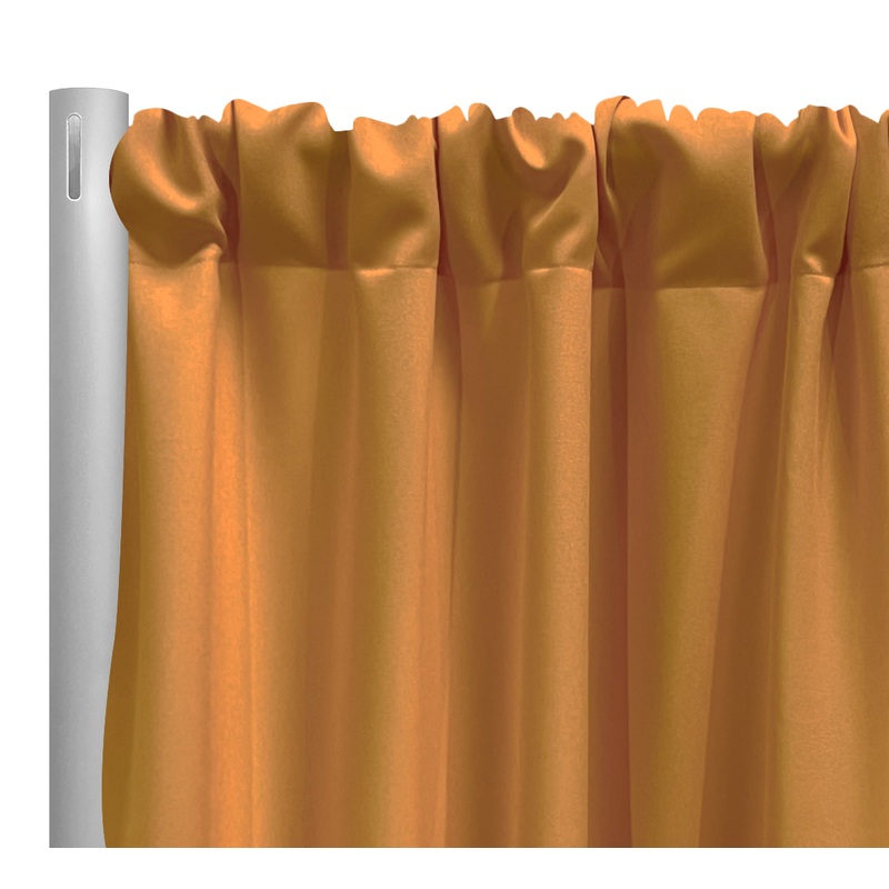 Premium Poly (Poplin) Drapery Panel in Gold 1326