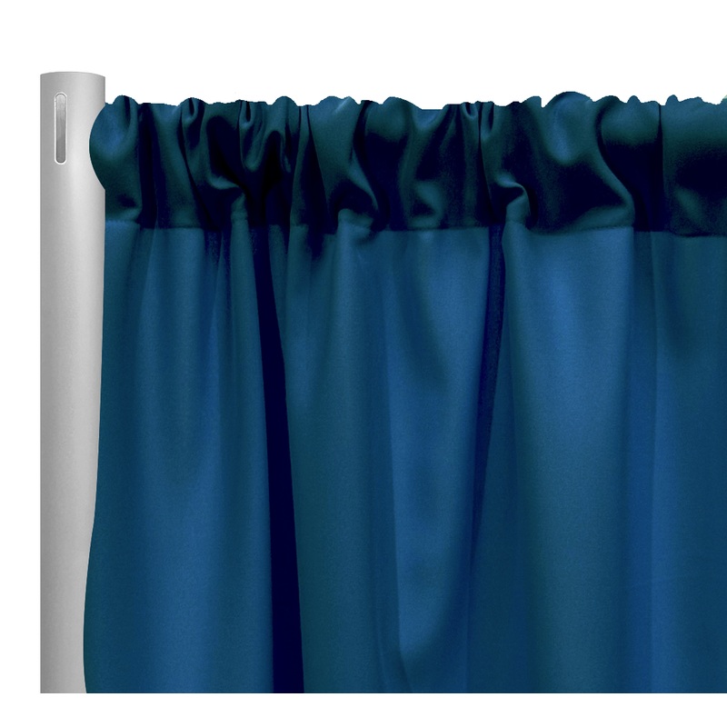 Premium Poly (Poplin) Drapery Panel in Lagoon 2050