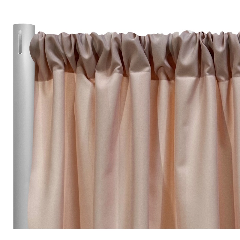 Premium Poly (Poplin) Drapery Panel in LT Nude 9952