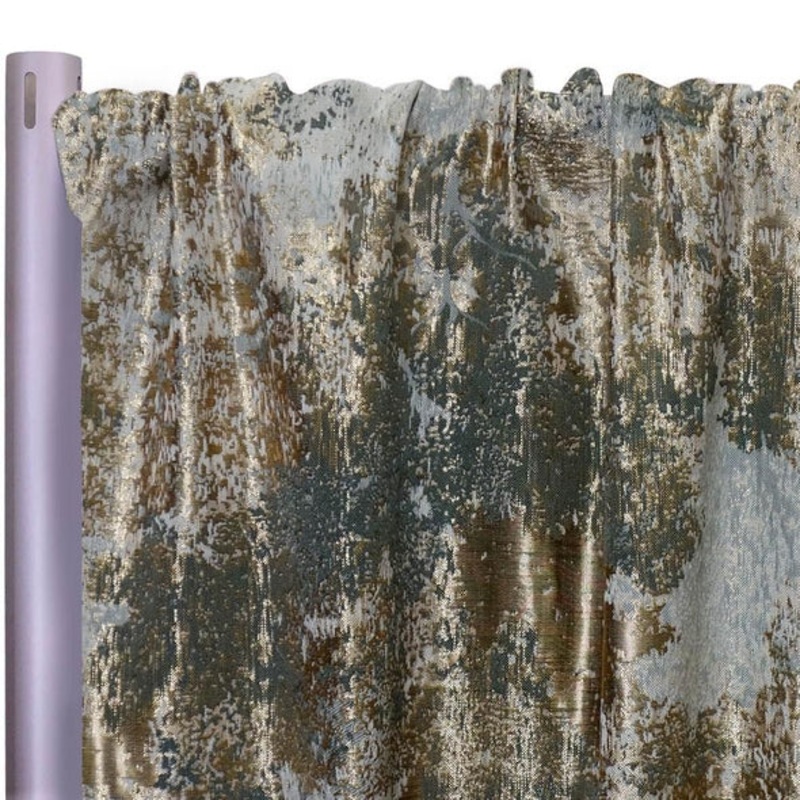 Cascade Jacquard Drapery Panels (110" Wide) / 6 Colors