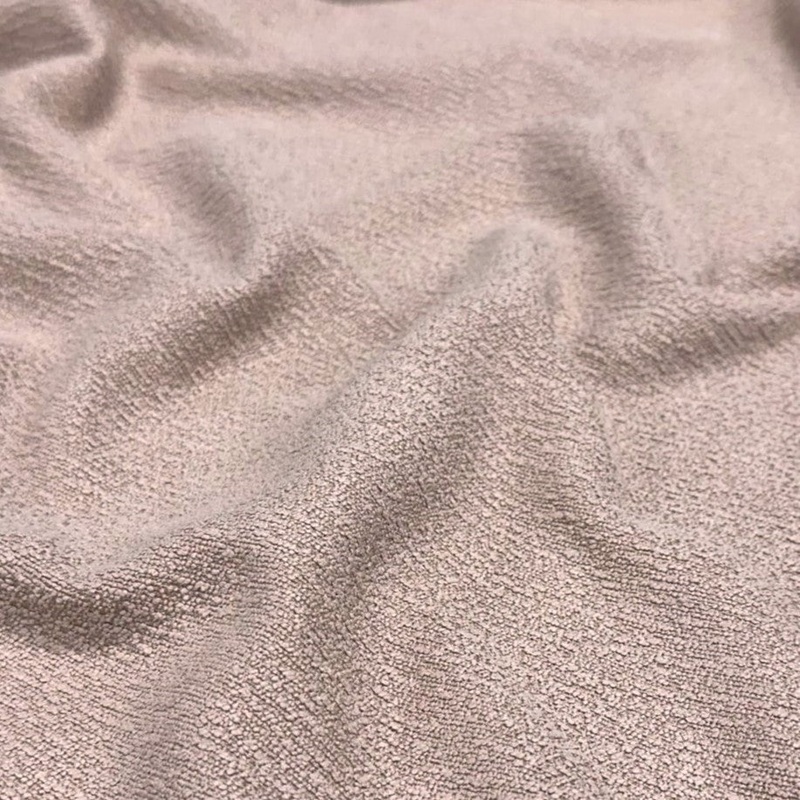 Cloud Chenille Drapery Panel in Dusty Rose
