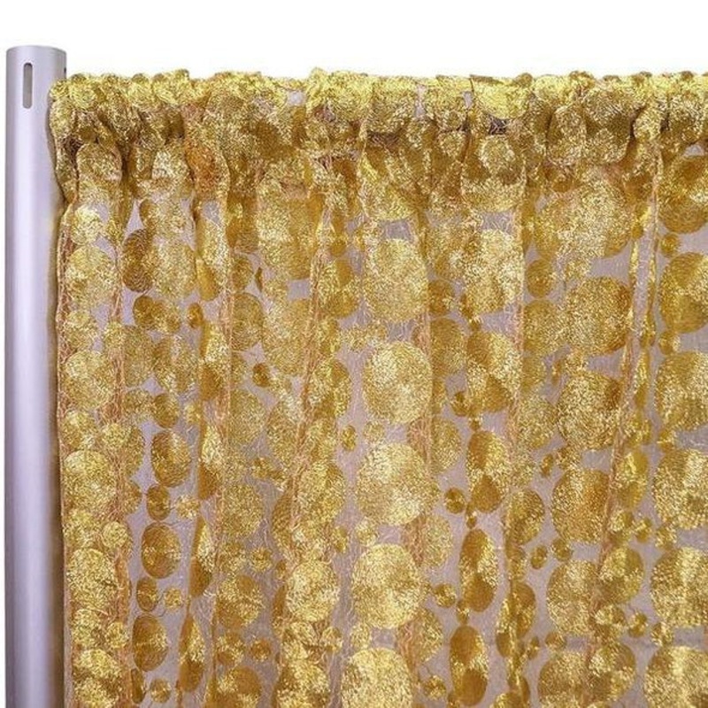 Coin Drapery Panels (54" Wide) / 2 Colors