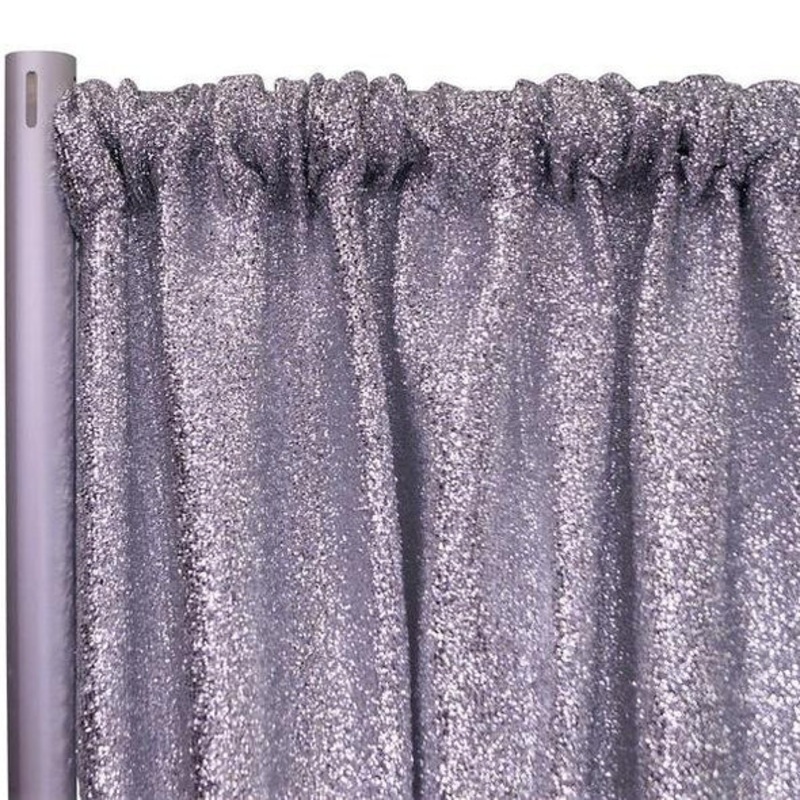 Confetti Metallic Drapery Panels (60" Wide) / 7 Colors