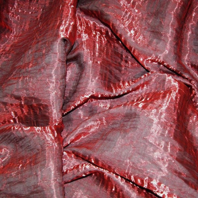 Crush Shimmer (Galaxy) Drapery Panel in Bordeax 1
