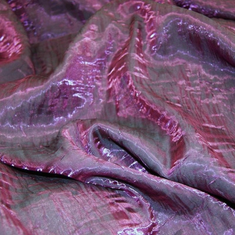 Crush Shimmer (Galaxy) Drapery Panel in EggPlant 32