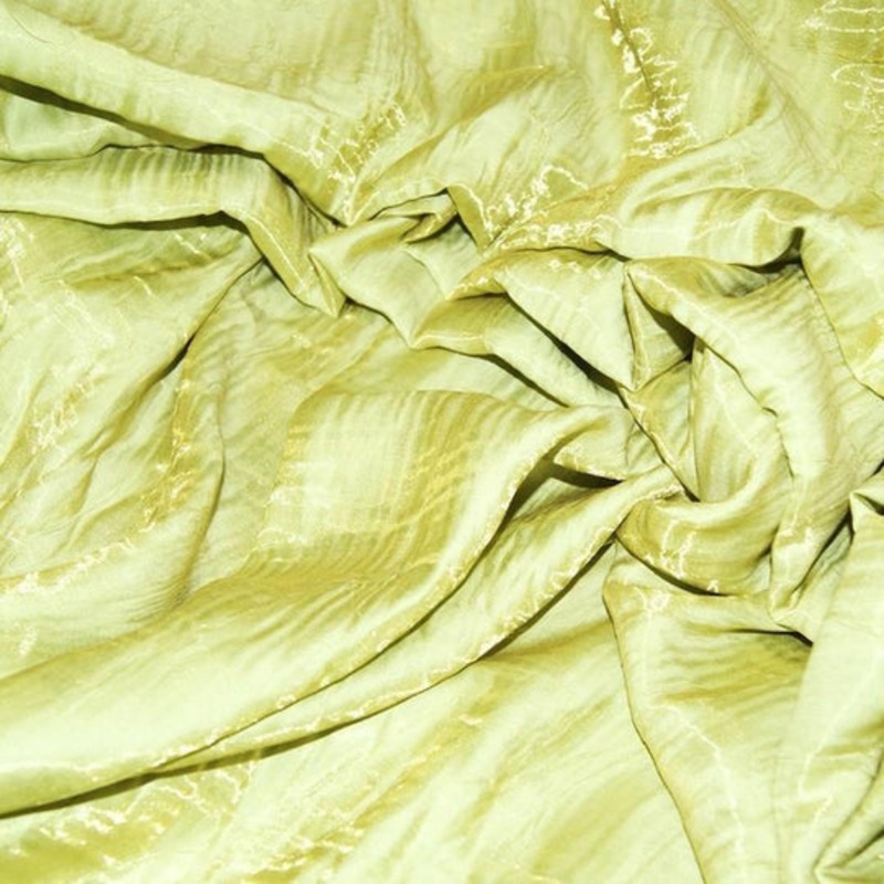 Crush Shimmer (Galaxy) Drapery Panel in Lime 26