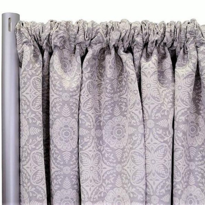 Morocco Jacquard (Reversible) Drapery Panels (110" Wide) / 2 Colors