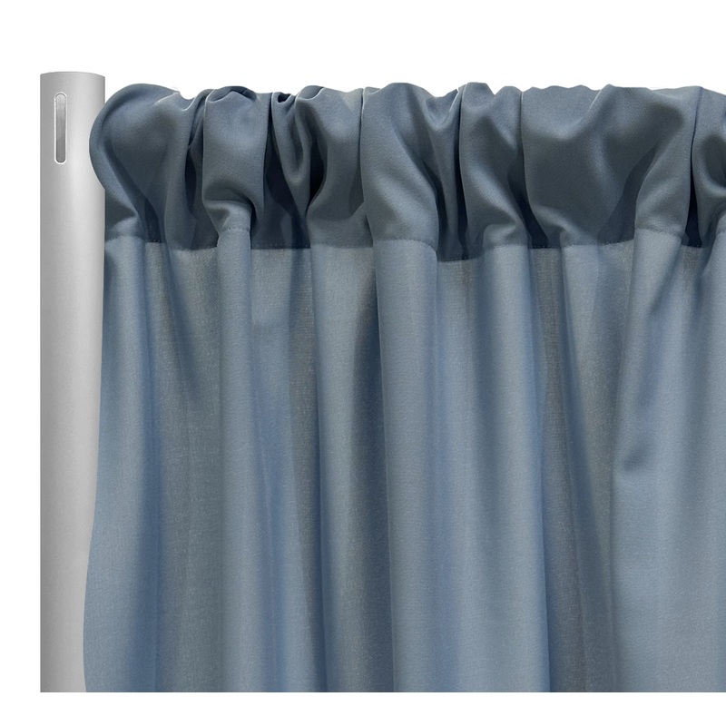 Premium Poly (Poplin) Drapery Panel in Copen Perry