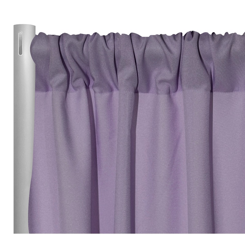Premium Poly (Poplin) Drapery Panel in Lilac 1172