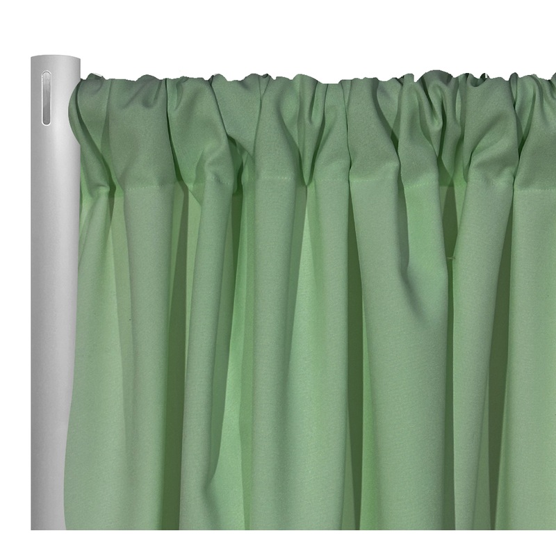 Premium Poly (Poplin) Drapery Panel in Mint 1320