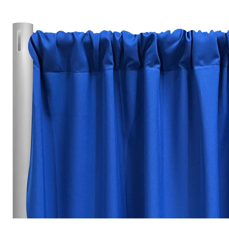 Premium Poly (Poplin) Drapery Panel in Royal 1144