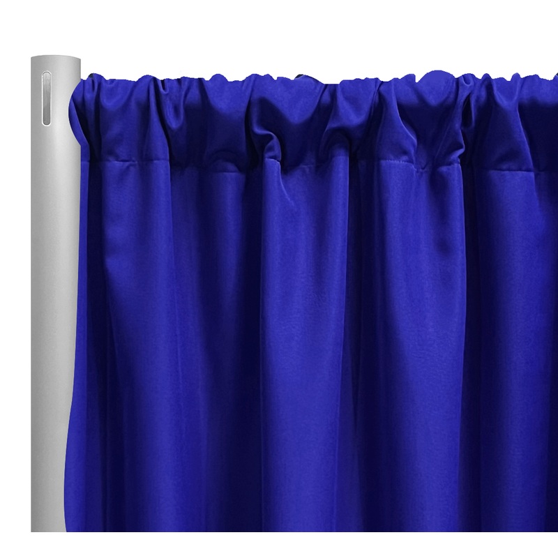 Premium Poly (Poplin) Drapery Panel in Royal 1147