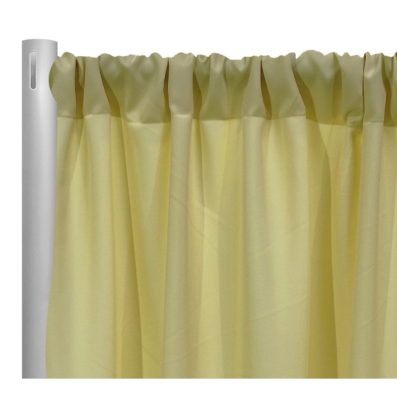 Premium Poly (Poplin) Drapery Panel in Yellow L 1904