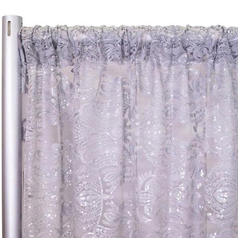 Princess Lace Drapery Panels (51" Wide) / 8 Colors