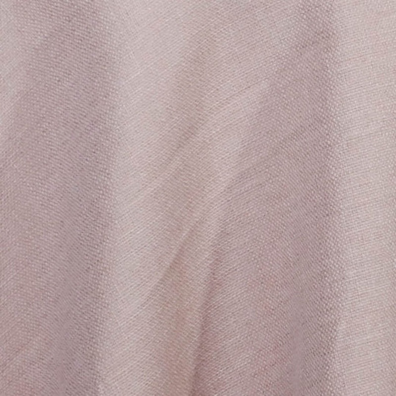 Rustic Linen Drapery Panel in Blush