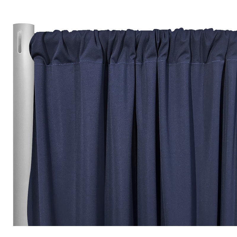 Scuba (Wrinkle-Free) Drapery Panel in Navy