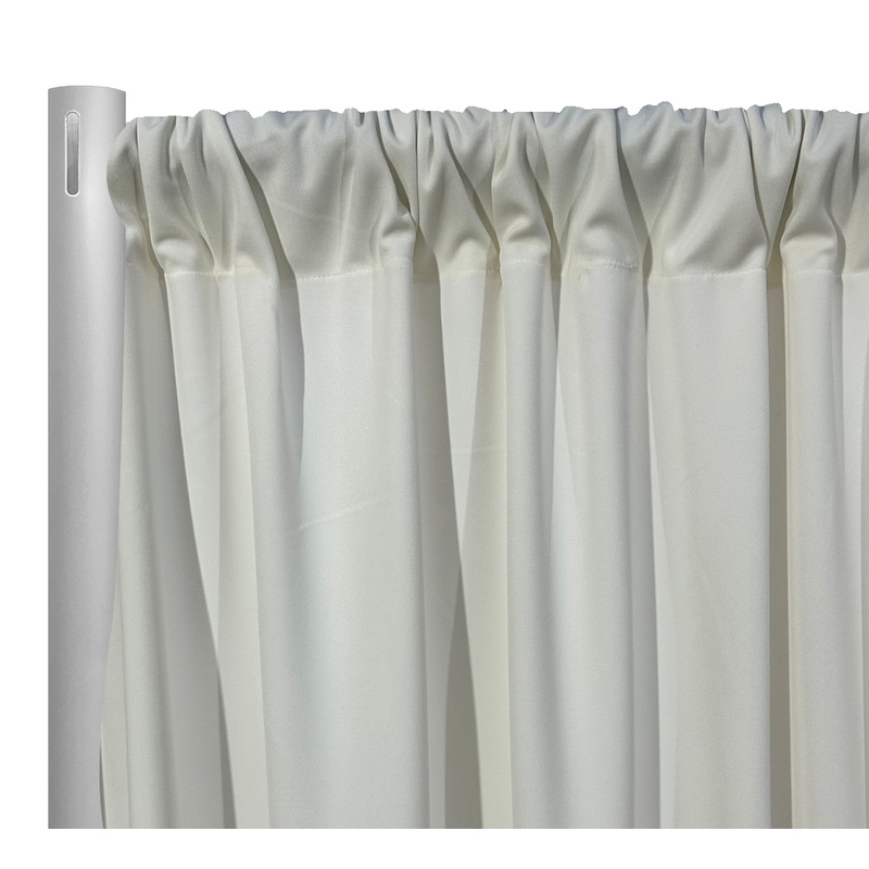 Scuba (Wrinkle-Free) Drapery Panel in Off White