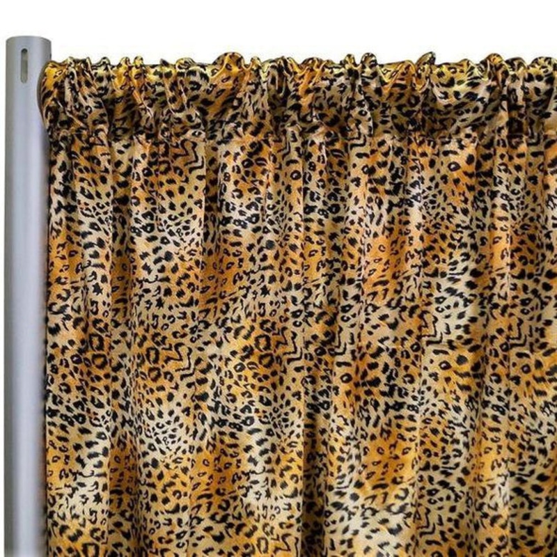 Animal Print Drapery Panels (58" Wide) / 6 Prints