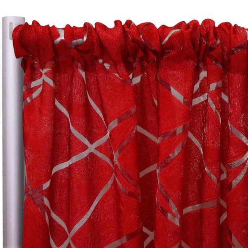 Atlas Sheer Drapery Panels (118" Wide) / 6 Colors
