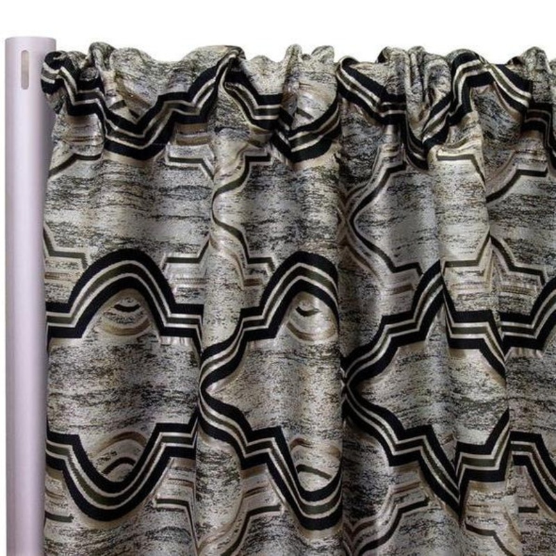 Bentley Jacquard Drapery Panels (110" Wide) / 5 Colors