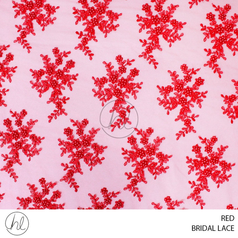 BRIDAL LACE 51 RED 130CM PER M