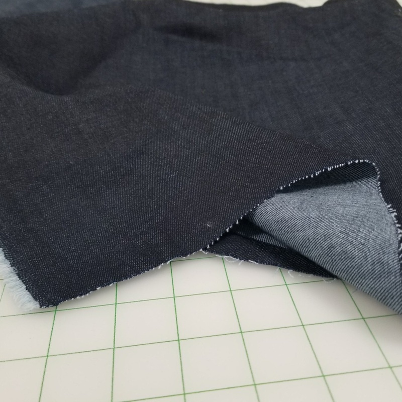 Cone Mills Dark Indigo Blue S-Gene 10oz Stretch Denim- Sold by the yard