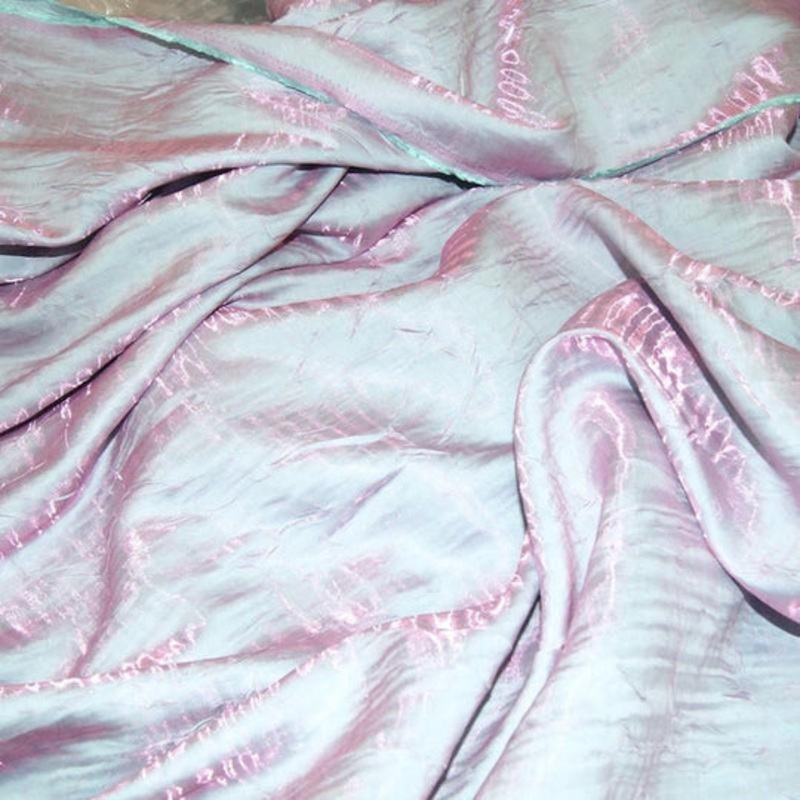 Crush Shimmer (Galaxy) Drapery Panel in Sea Blush