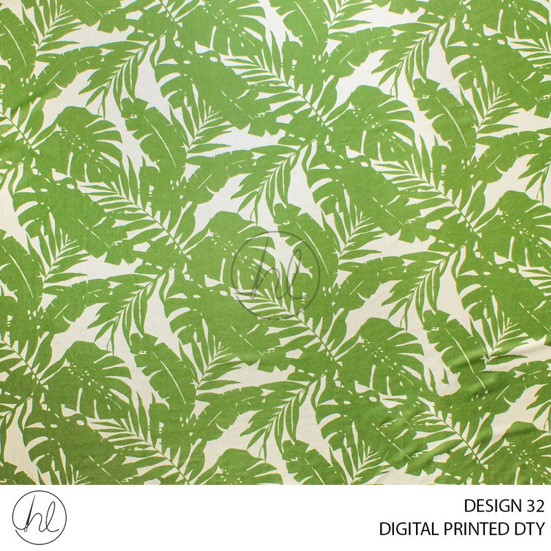 DIGITAL PRINTED DTY 53 LIGHT OLIVE 150CM PER M