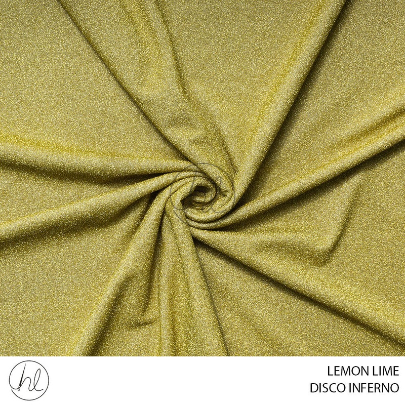 DISCO INFERNO 51 LEMON LIME 150CM PER M