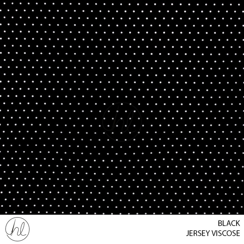 JERSEY VISCOSE 51 BLACK 150CM PER M