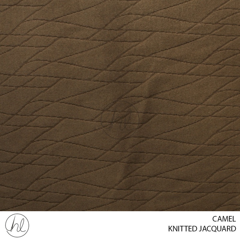 KNITTED JACQUARD 51 CAMEL 150CM PER M