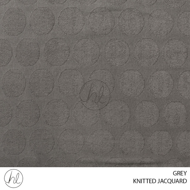 KNITTED JACQUARD 51 GREY 150CM PER M