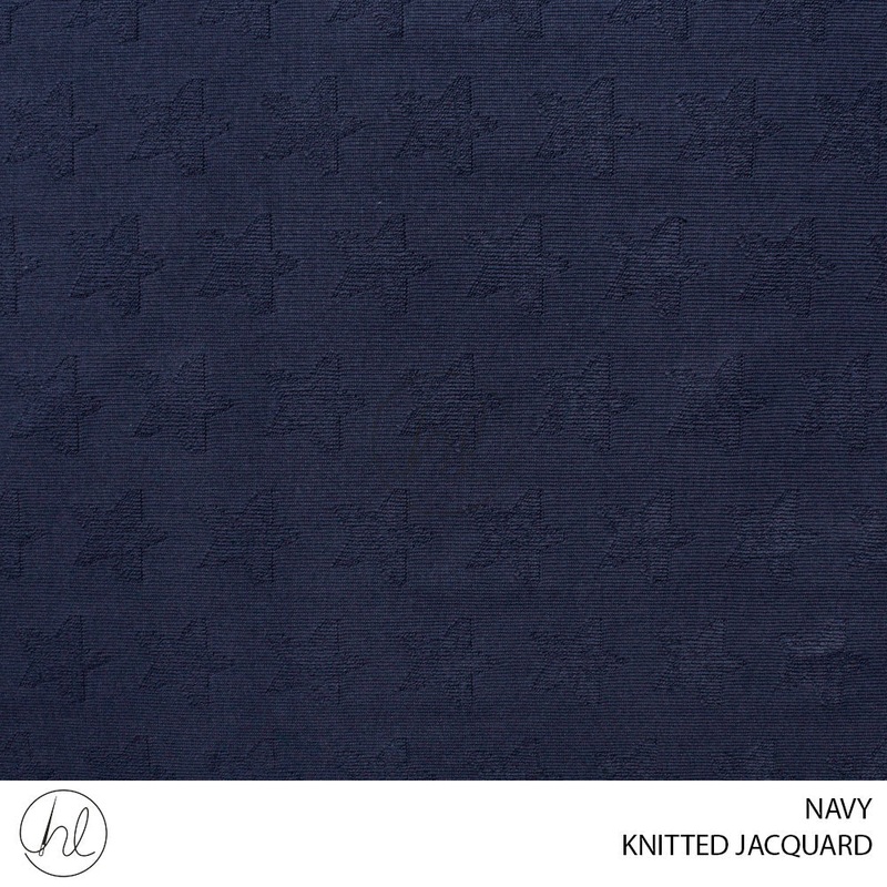 KNITTED JACQUARD 51 NAVY 150CM PER M