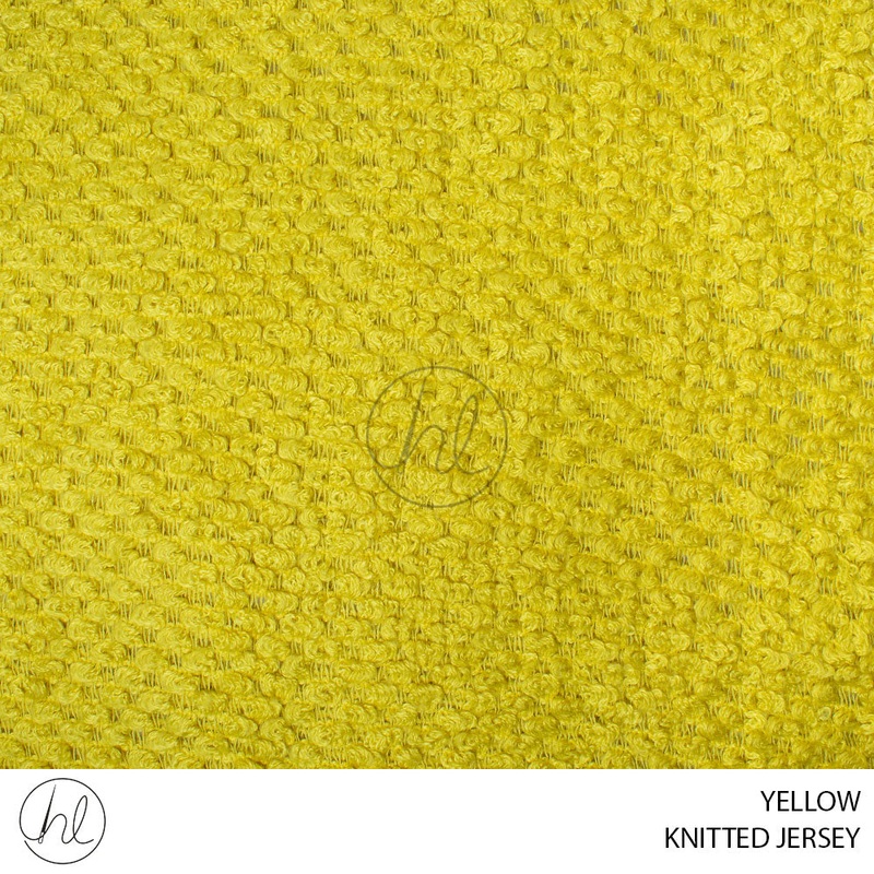 KNITTED JERSEY 51 YELLOW 150CM PER M