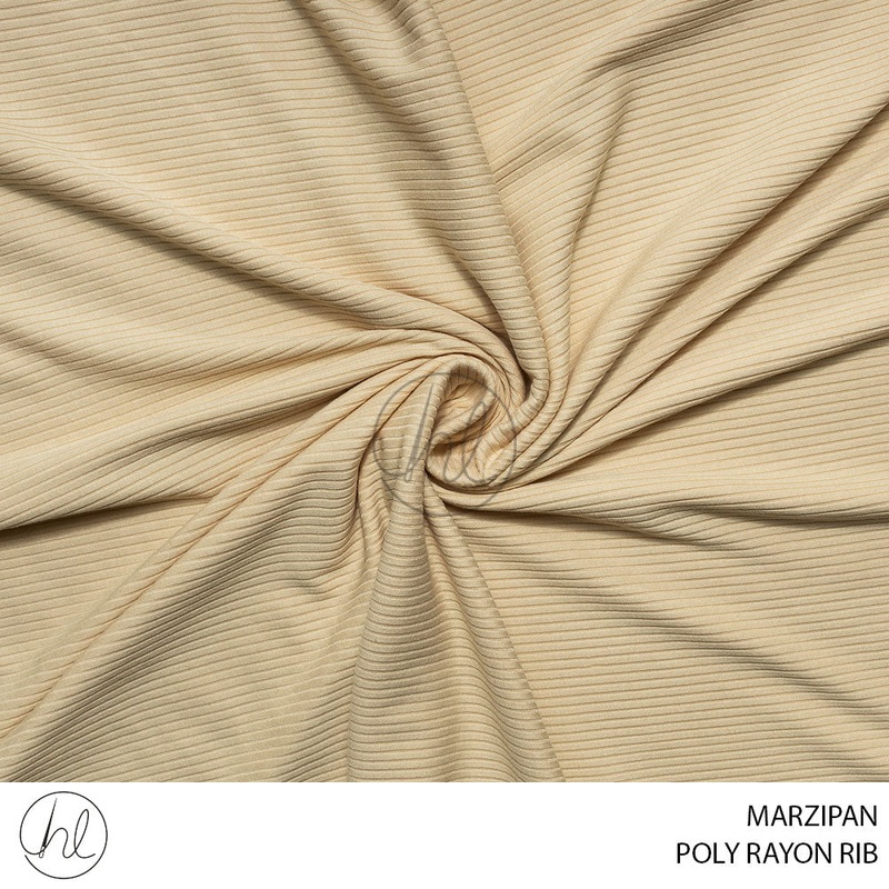 POLY RAYON RIB 51 MARZIPAN 150CM PER M