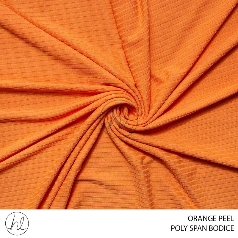 POLY SPAN BODICE 51 ORANGE PEEL 150CM PER M