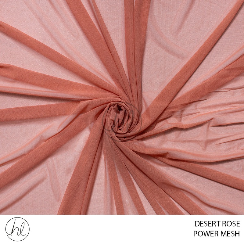 Power mesh 51 desert rose 150cm per m