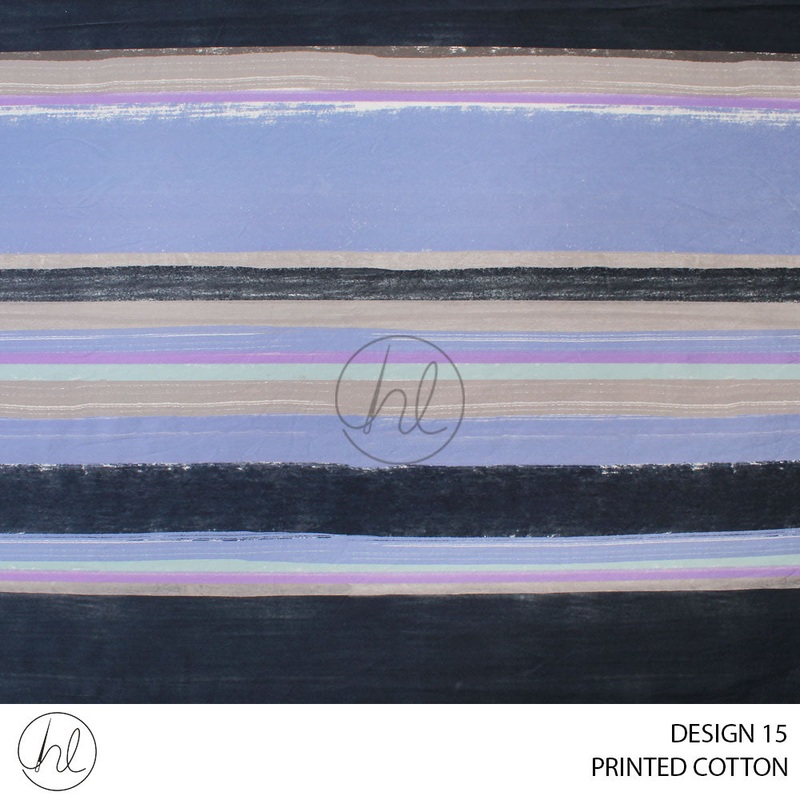 PRINTED COTTON CAROLA 51 NAVY 150CM PER M